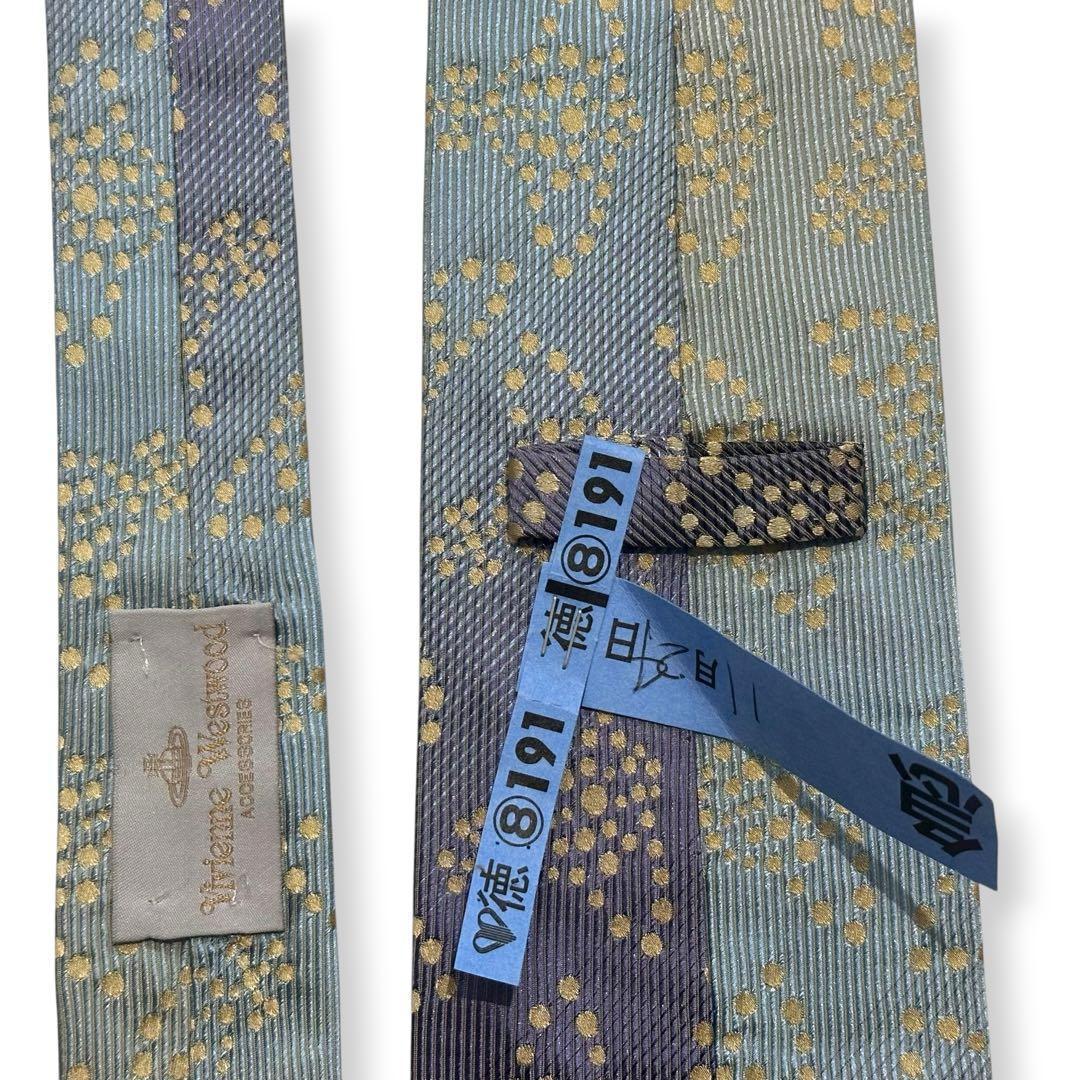 美品✨Vivienne Westwood ネクタイ　オーブ　光沢感　【E】
