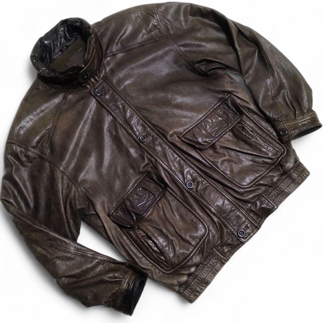 【4XL】常田大希 レッドステージ ライダースジャケット レザージャケット A2