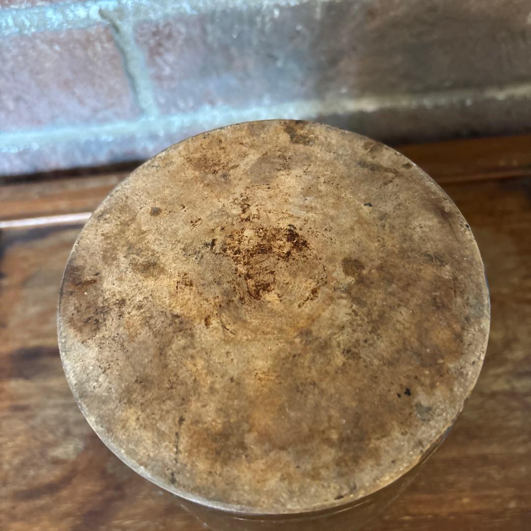 アンティーク　キャニスター　花　フランス