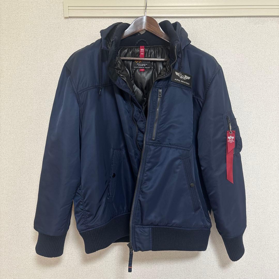 アルファインダストリー ネイビー MA-1 フライトジャケット