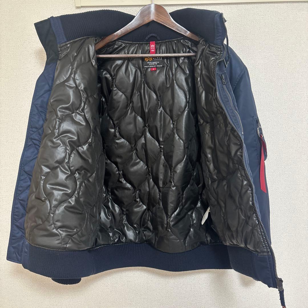 アルファインダストリー ネイビー MA-1 フライトジャケット