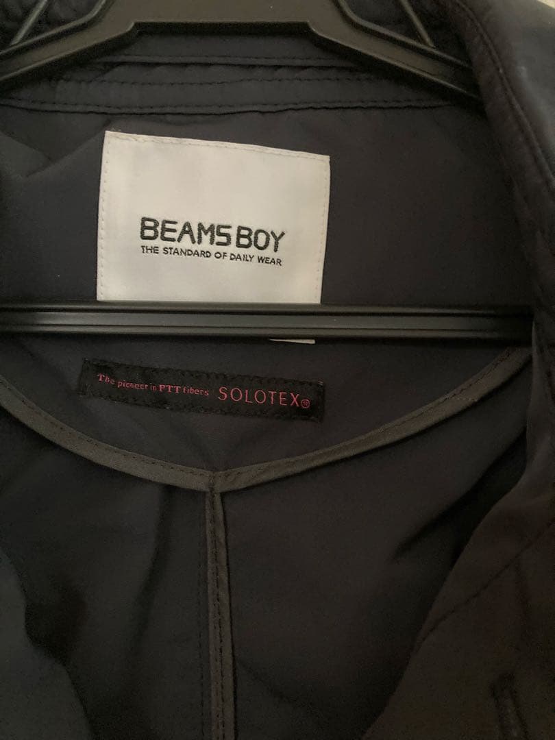 アレ様☆BEAMS BOY ビームスボーイ　ソロテックス ステンカラー コート