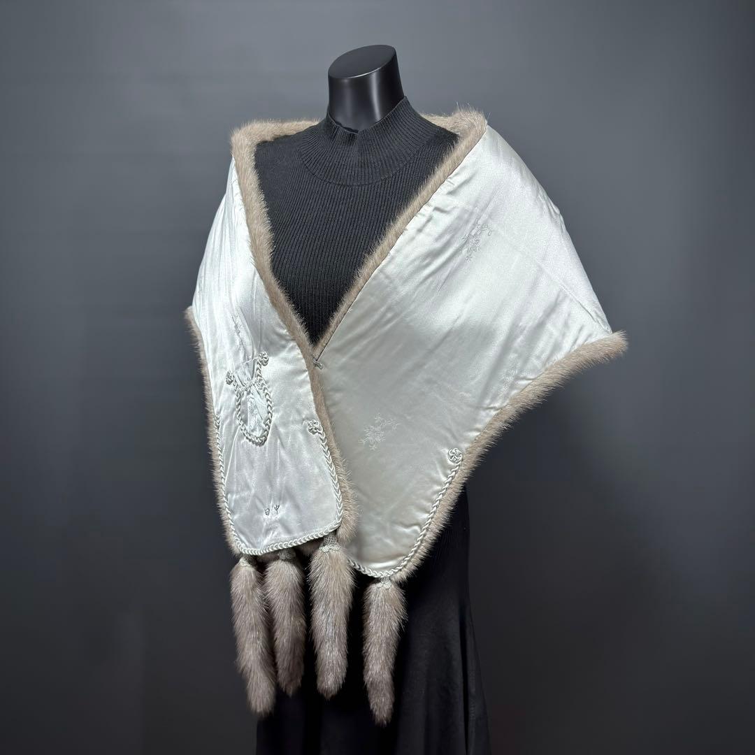 【稀少】Blue Iris Mink ミンクショール ブルーアイリス ナチュラル