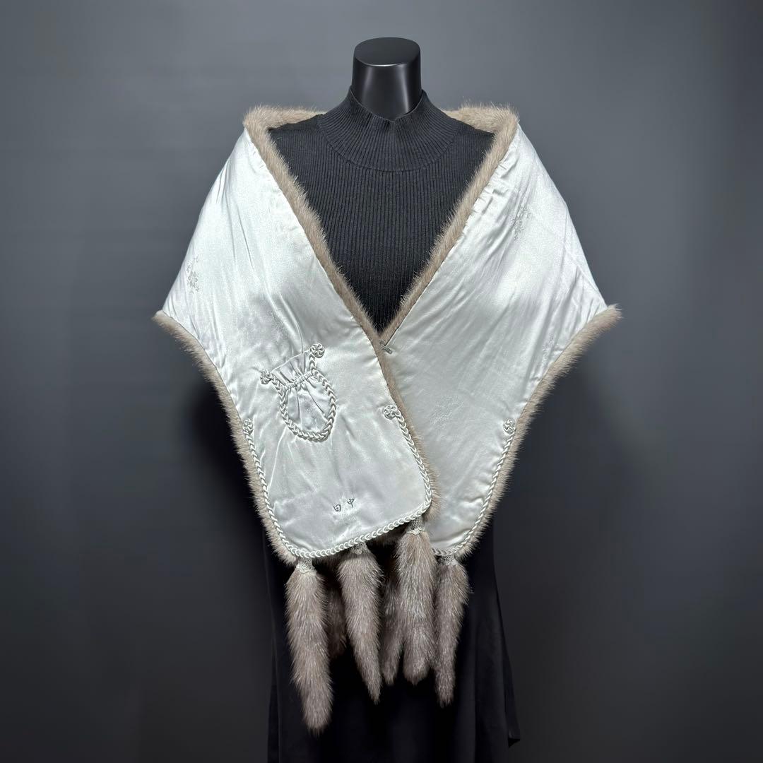 【稀少】Blue Iris Mink ミンクショール ブルーアイリス ナチュラル