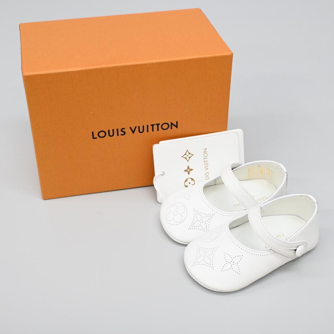 ■ □ 45807★ ルイヴィトン キッズシューズ レザー モノグラム 18