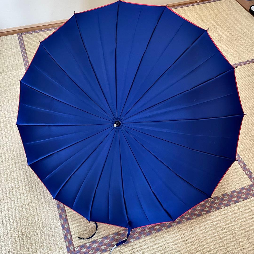 小宮商店「かさね」55cm 16本骨 甲州織 晴雨兼用 高級 日本製 手作り長傘