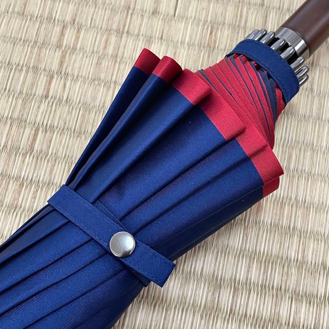 小宮商店「かさね」55cm 16本骨 甲州織 晴雨兼用 高級 日本製 手作り長傘