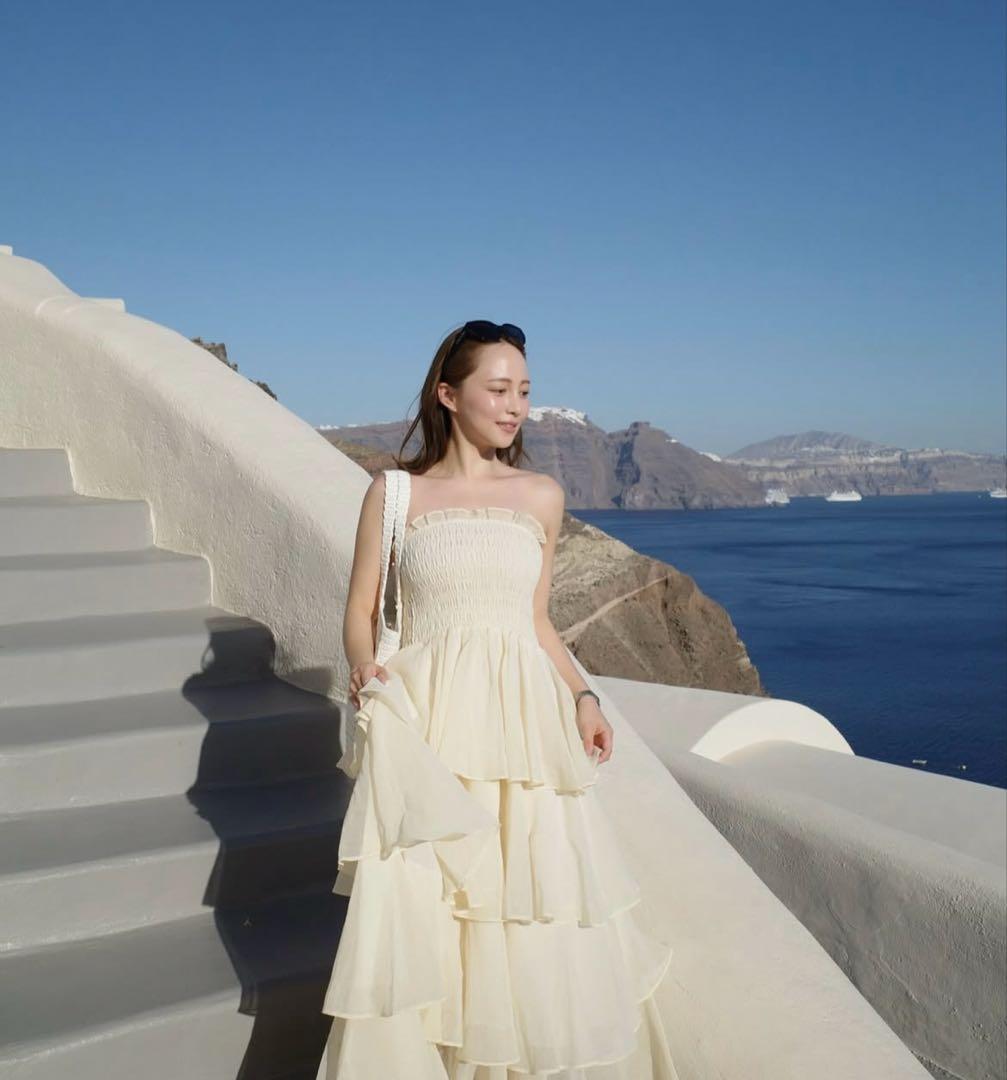 Maison Celon フリルティアードドレス【新品未使用】