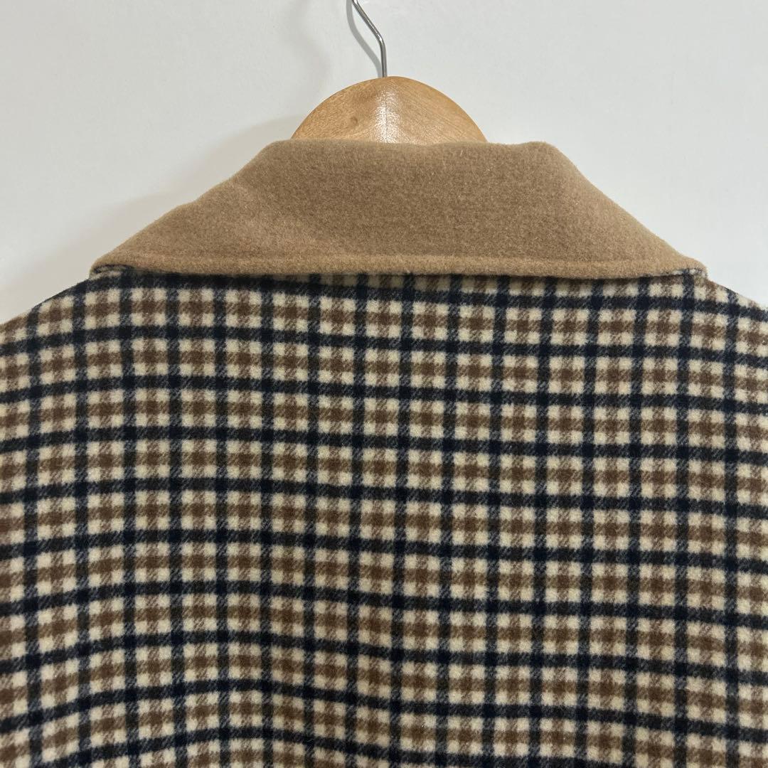 シップスエニー リバー スタンドカラー ポンチョ ショート コート