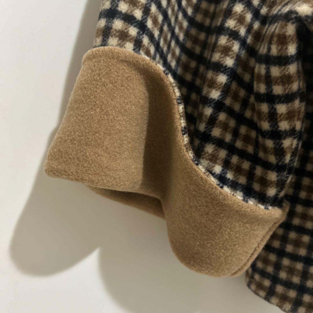 シップスエニー リバー スタンドカラー ポンチョ ショート コート