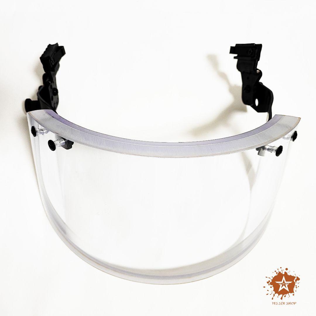 NIJ IIIA レベル3A 防弾バイザー 防弾シールド ヘルメット用