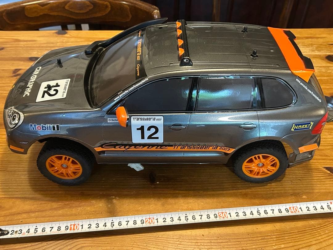 絶版 ラジコン タミヤ ポルシェ カイエン トランスシベリア プロポセット