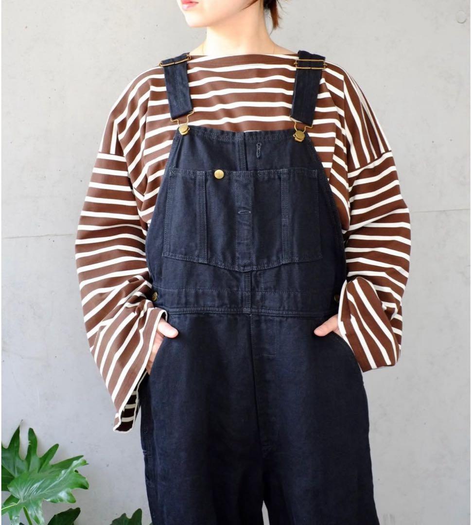 ヤ✨美品！タグ付き Oblada（オブラダ）イエローストライプ長袖Tシャツ