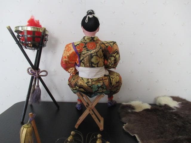 昭和レトロ　伝統的 五月人形 武士の姿
