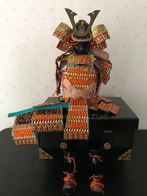 昭和レトロ　伝統的 五月人形 武士の姿