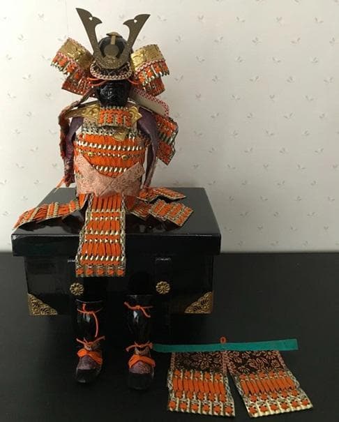 昭和レトロ　伝統的 五月人形 武士の姿