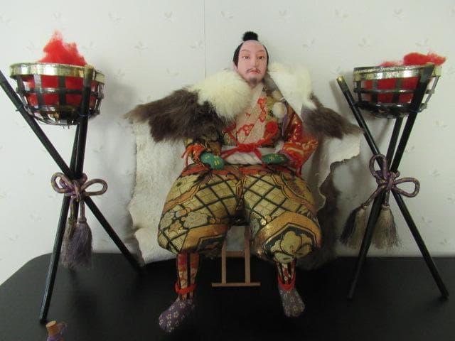 昭和レトロ　伝統的 五月人形 武士の姿