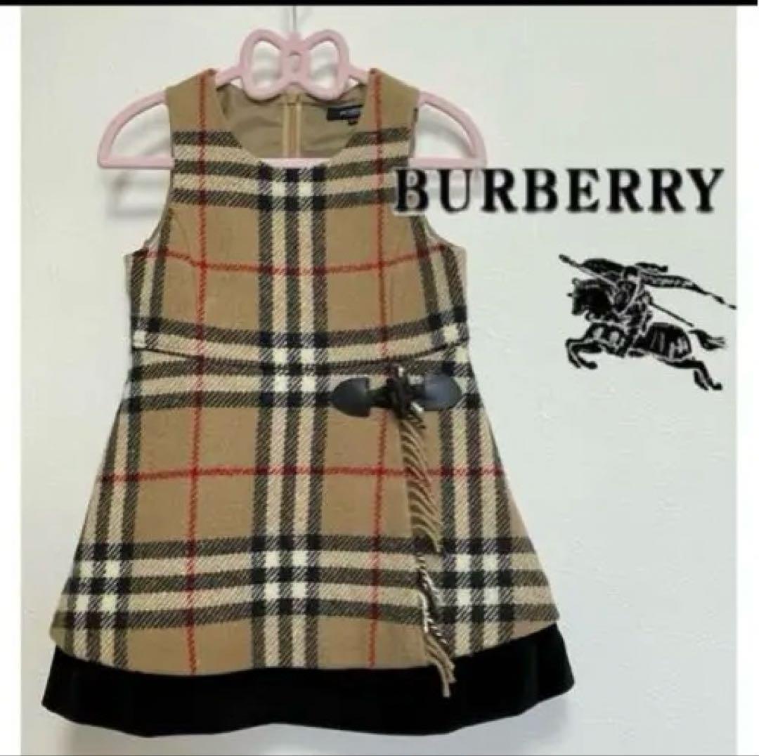 限定値引き中！！BURBERRY チェック柄 ワンピース