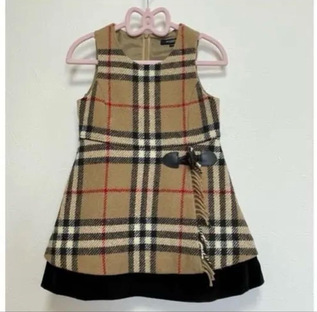 限定値引き中！！BURBERRY チェック柄 ワンピース