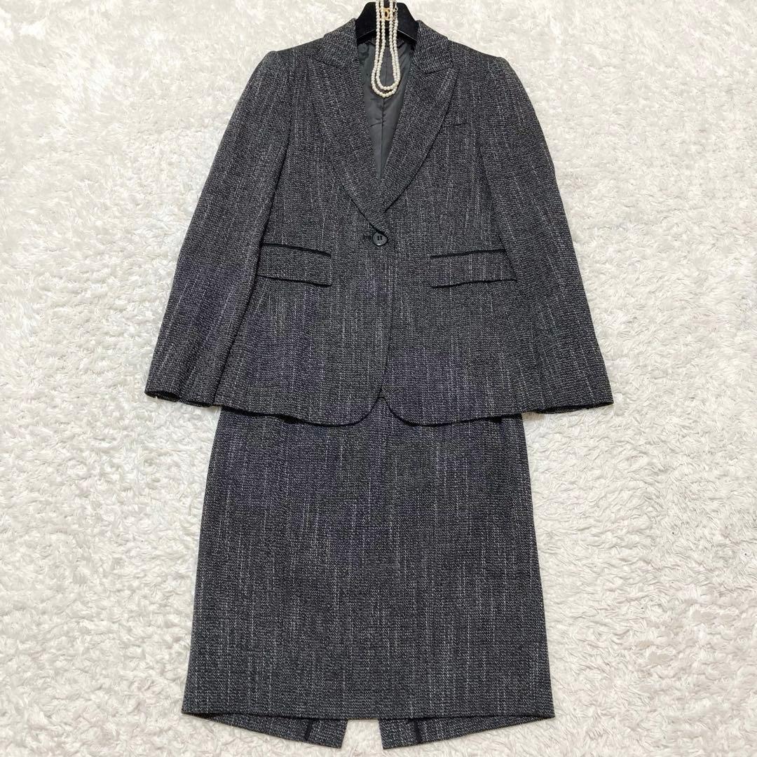 極美品♡ マッキントッシュロンドン スカートスーツ セットアップ ツイード 36