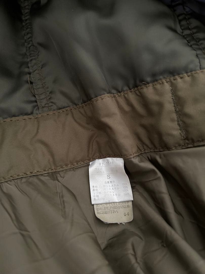 マリテフランソワジルボー　ロングコートSサイズ カーキ