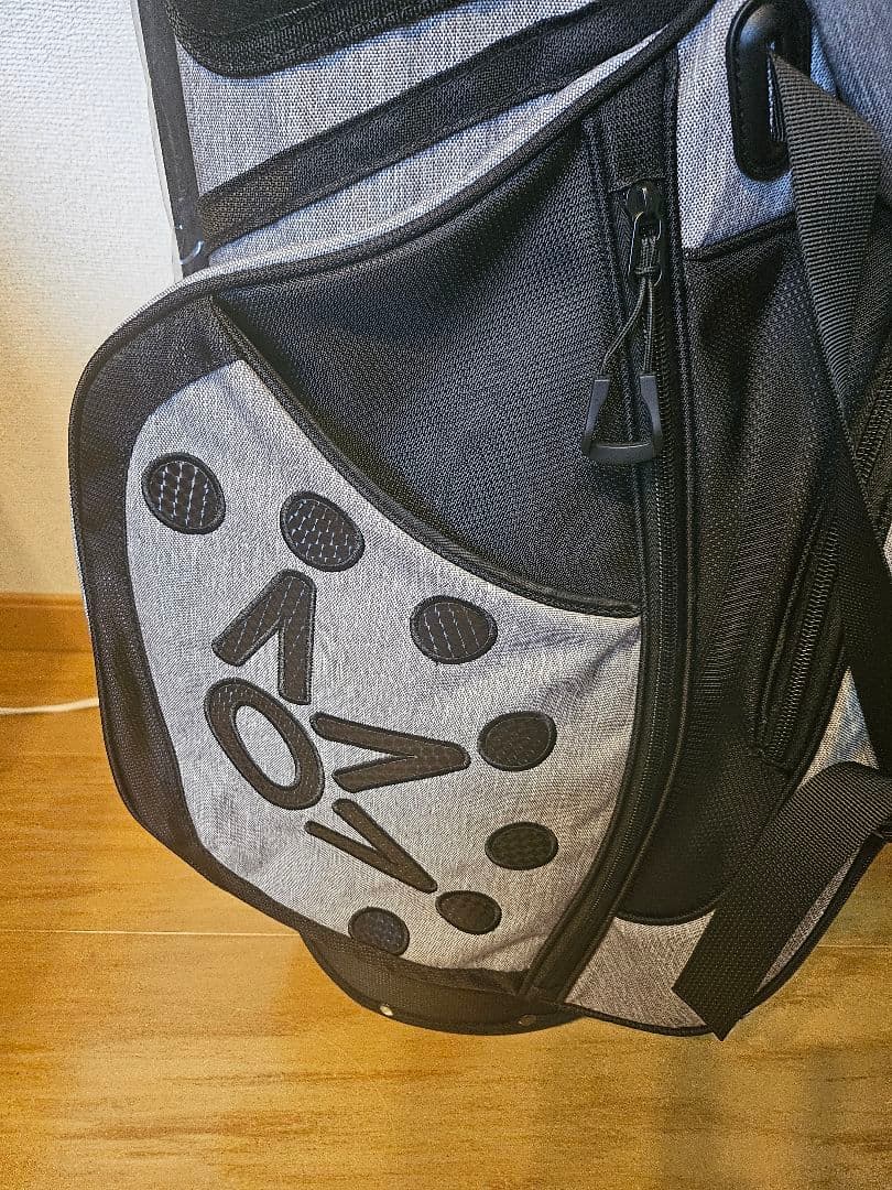 スタンド式ゴルフバッグ グレー・ブラック