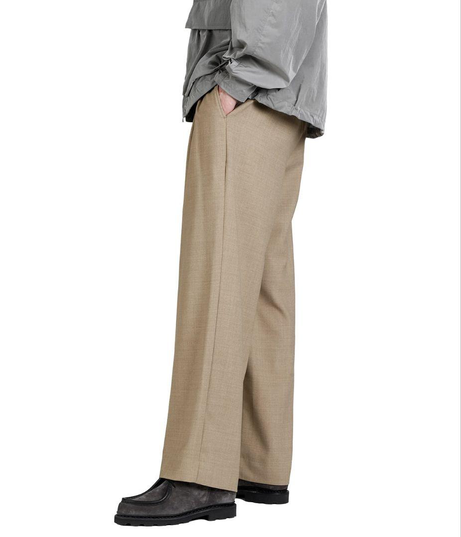 【新品未使用品】marka 2タックミリタリートラウザーズ ポリエステル ウール