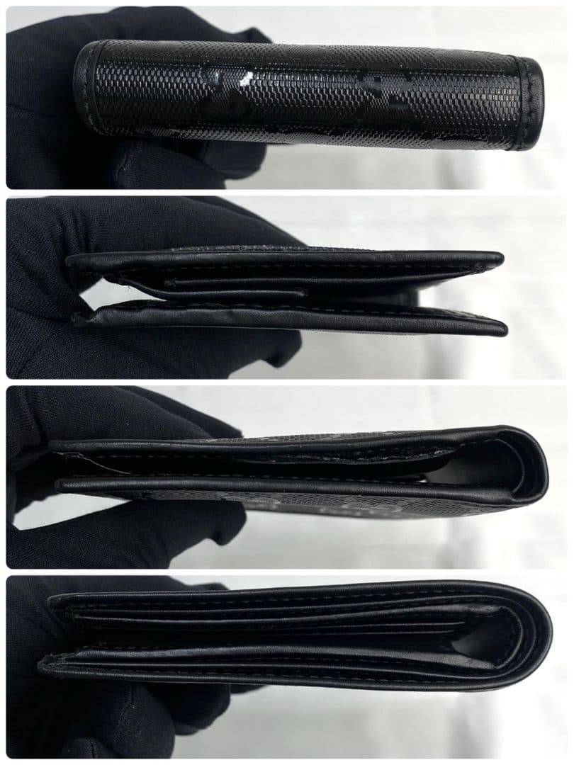 ✨️美品✨️ Gucci インプリメ 二つ折り財布 ブラック