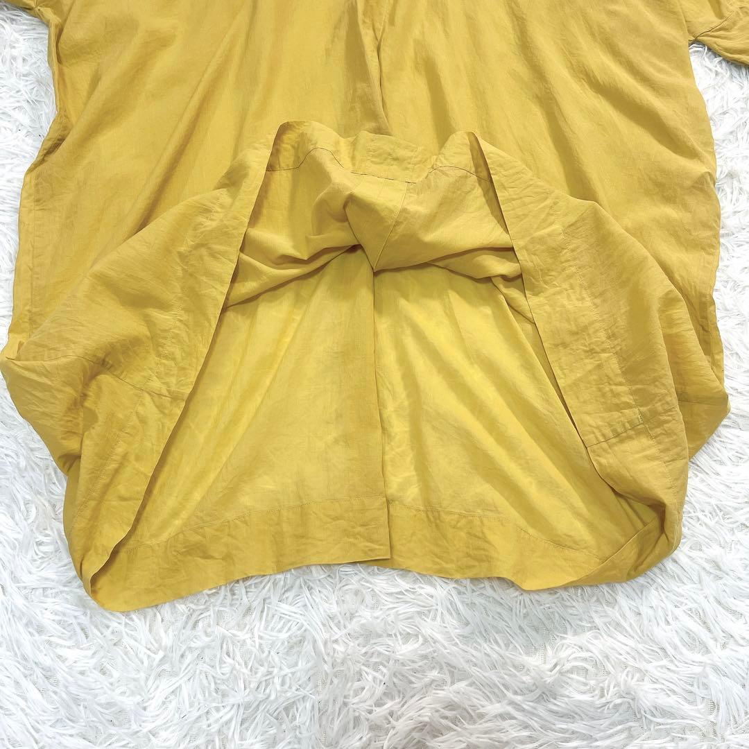 アーツアンドサイエンス　コットン　vネック チュニック　トップス　マスタード