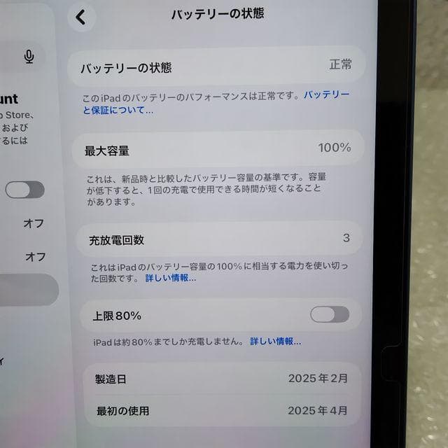 iPad (A16) Wi-Fi 128GB ブルー