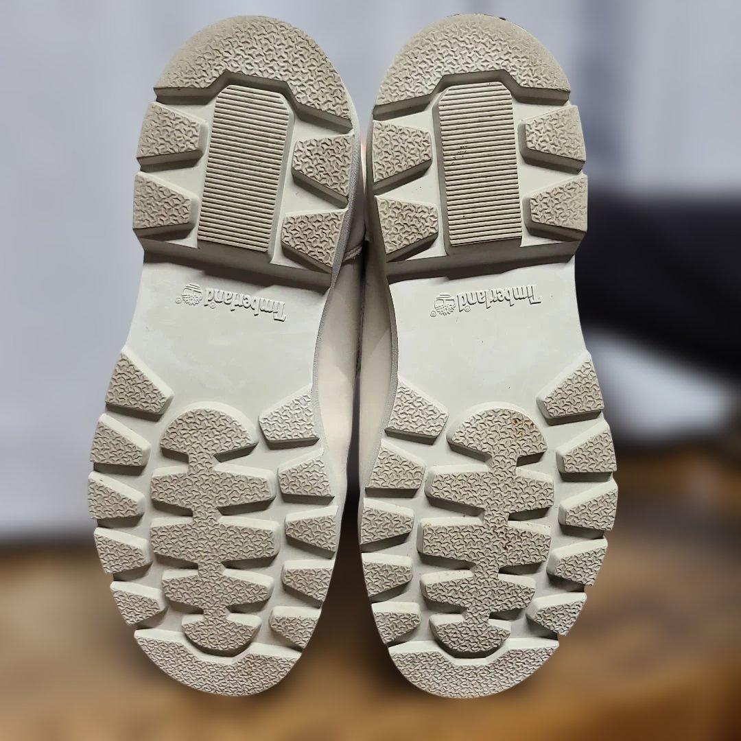 Timberland ホワイト ハイカットブーツ