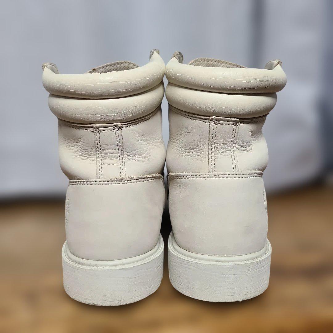 Timberland ホワイト ハイカットブーツ