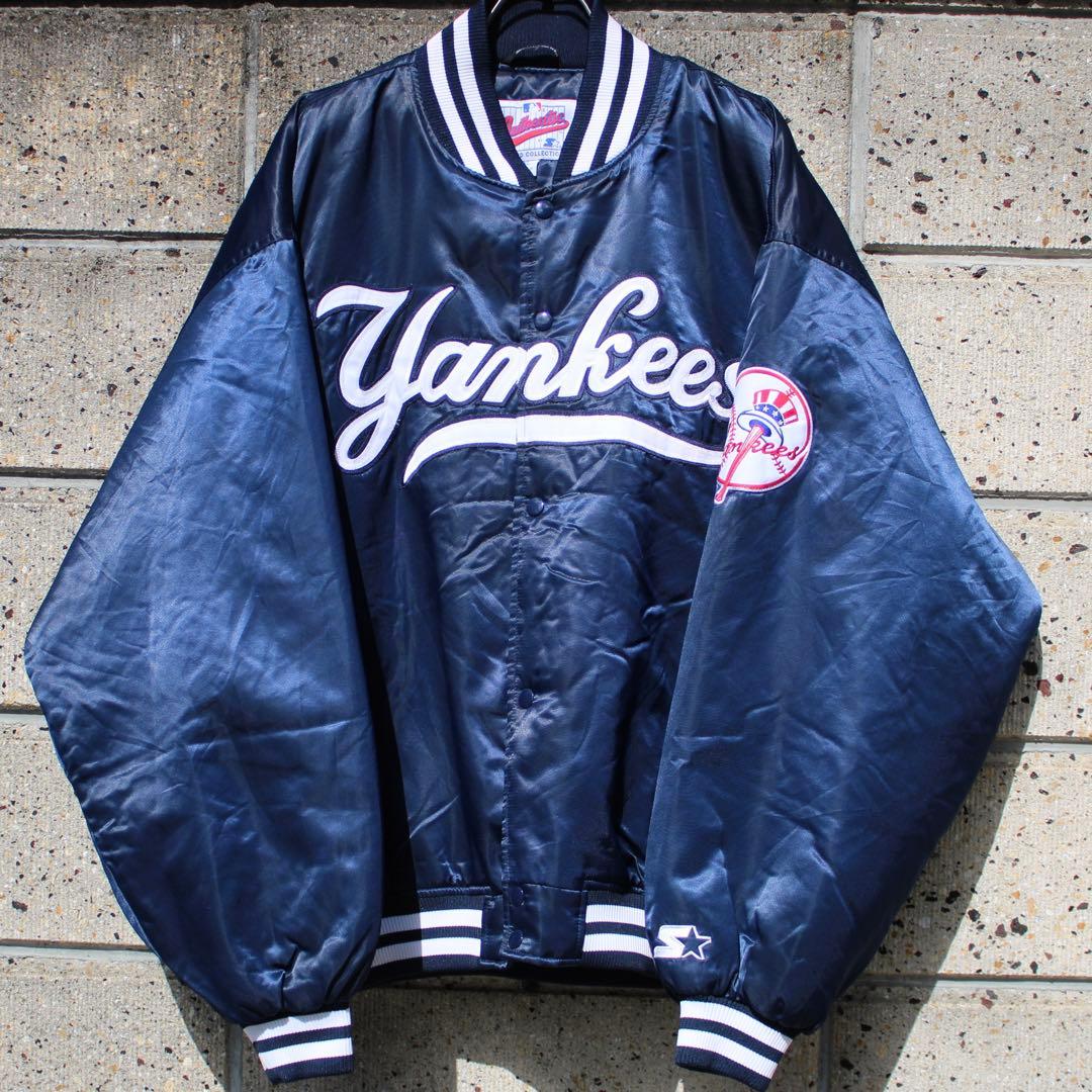 定番古着 Starter90s~00s ニューヨーク ヤンキース XLスタジャン