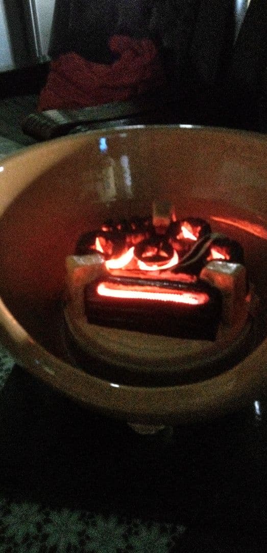 野々田式風炉型電熱器 枇杷色　さつま