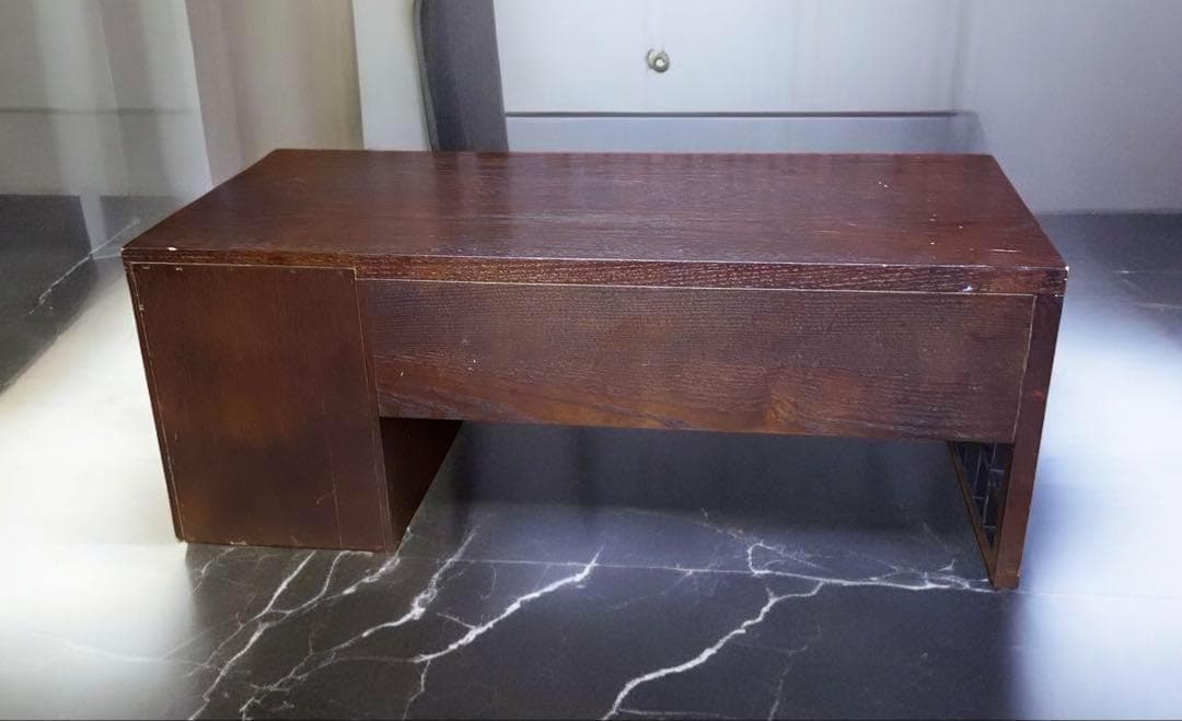 アンティーク★昭和時代の文机　側面の格子がとてもよい雰囲気