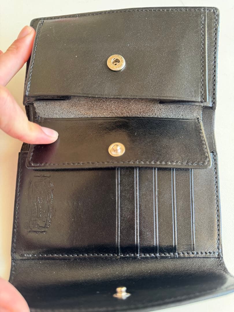 ハイエストエンド 折り財布 レザーウォレット アメカジ