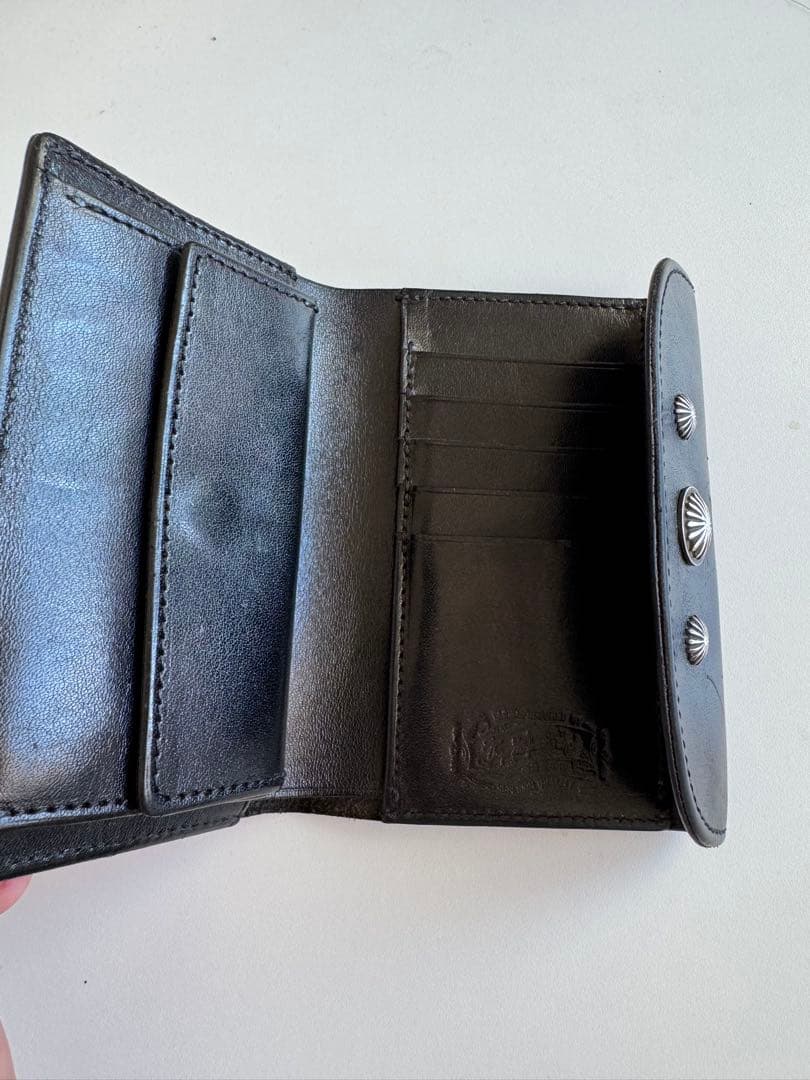 ハイエストエンド 折り財布 レザーウォレット アメカジ