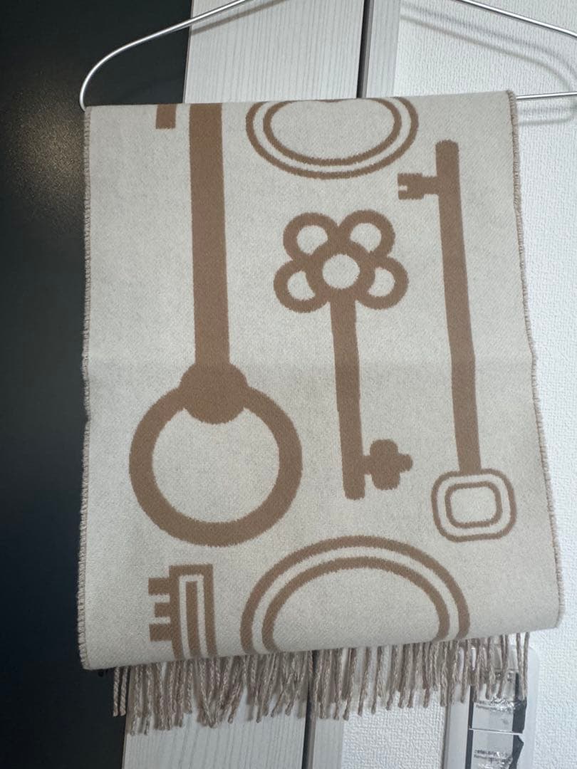 専用出品　【HERMES】カシミヤマフラー 《カザック・キーコレクション》