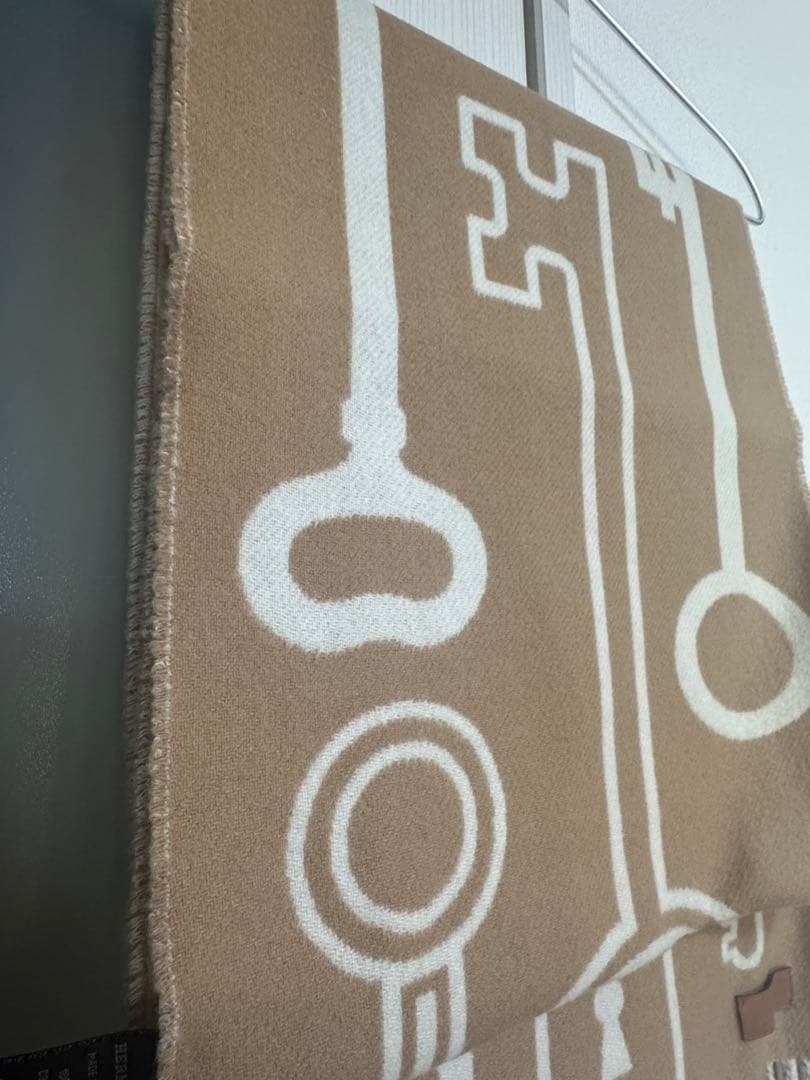 専用出品　【HERMES】カシミヤマフラー 《カザック・キーコレクション》