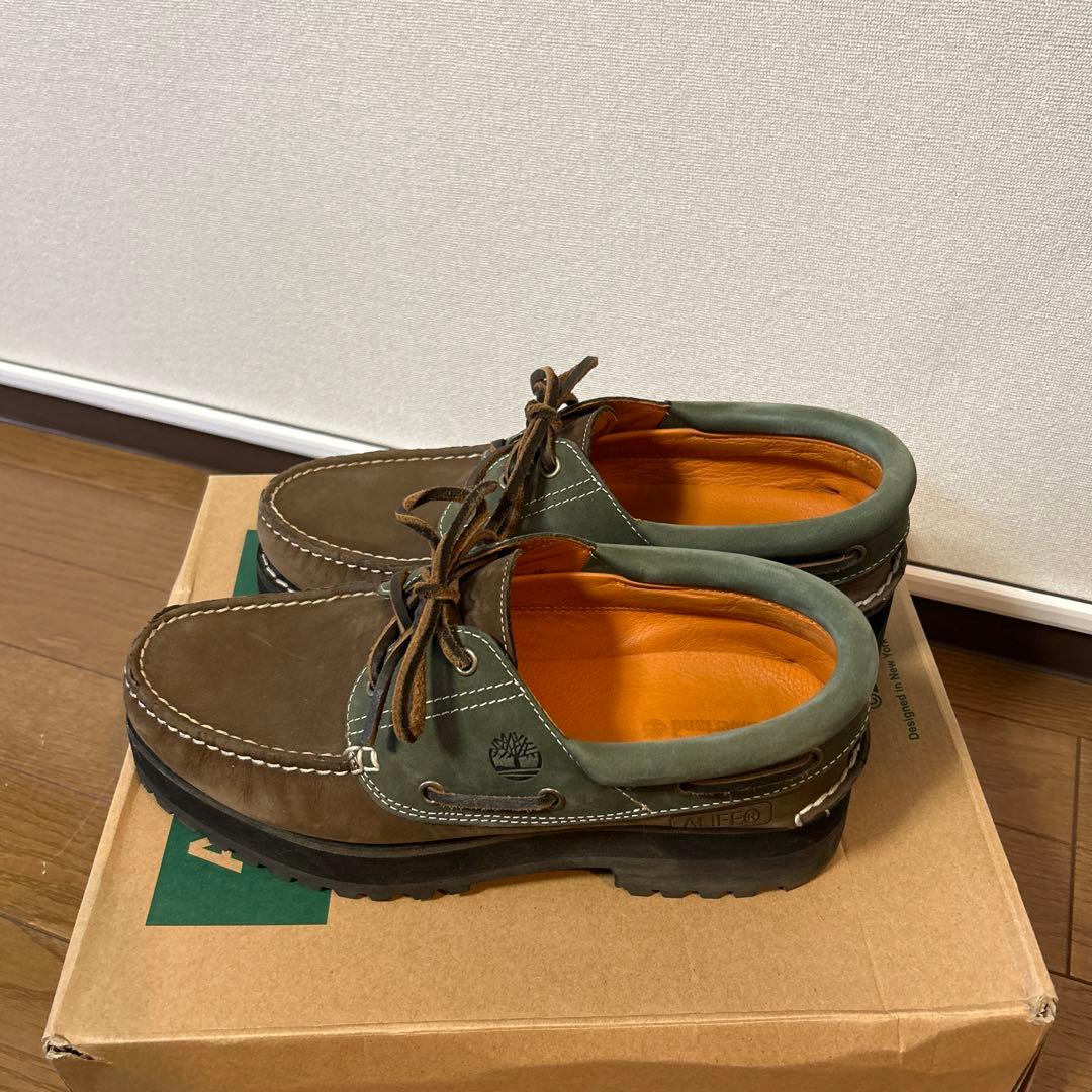 Timberland デッキシューズ ブラウン/グリーン