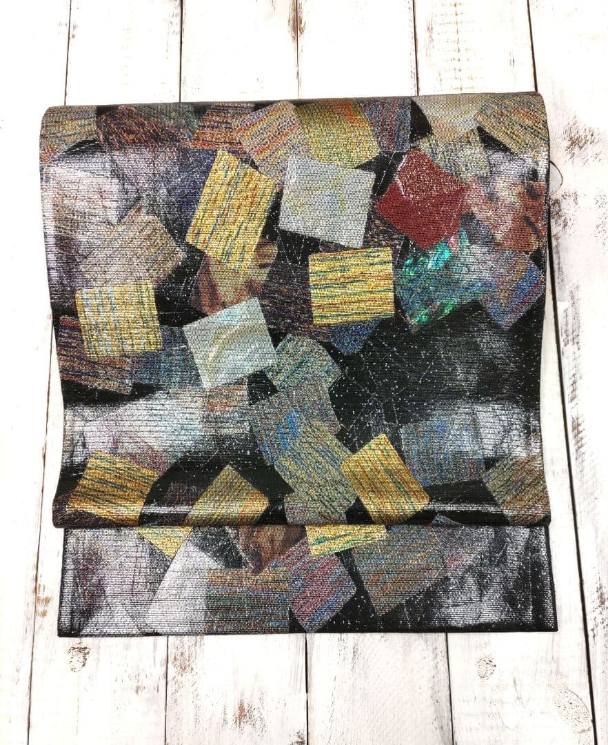 作家物螺鈿袋帯(No.540)