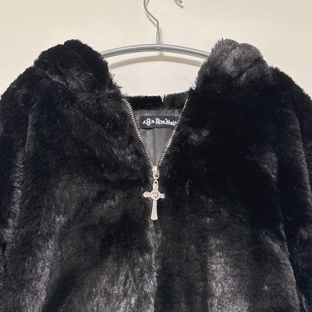 DimMoire【ディムモアール】BABY DEVILファーパーカーブラック新品