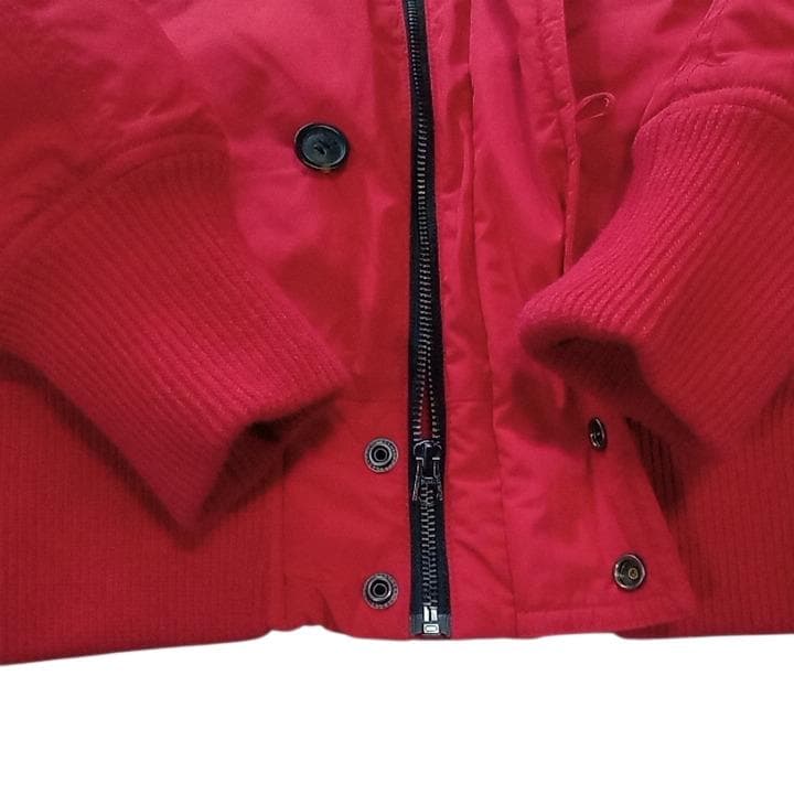 美品 DIESEL ディーゼル N-2B フライトジャケット L 赤 国内正規品