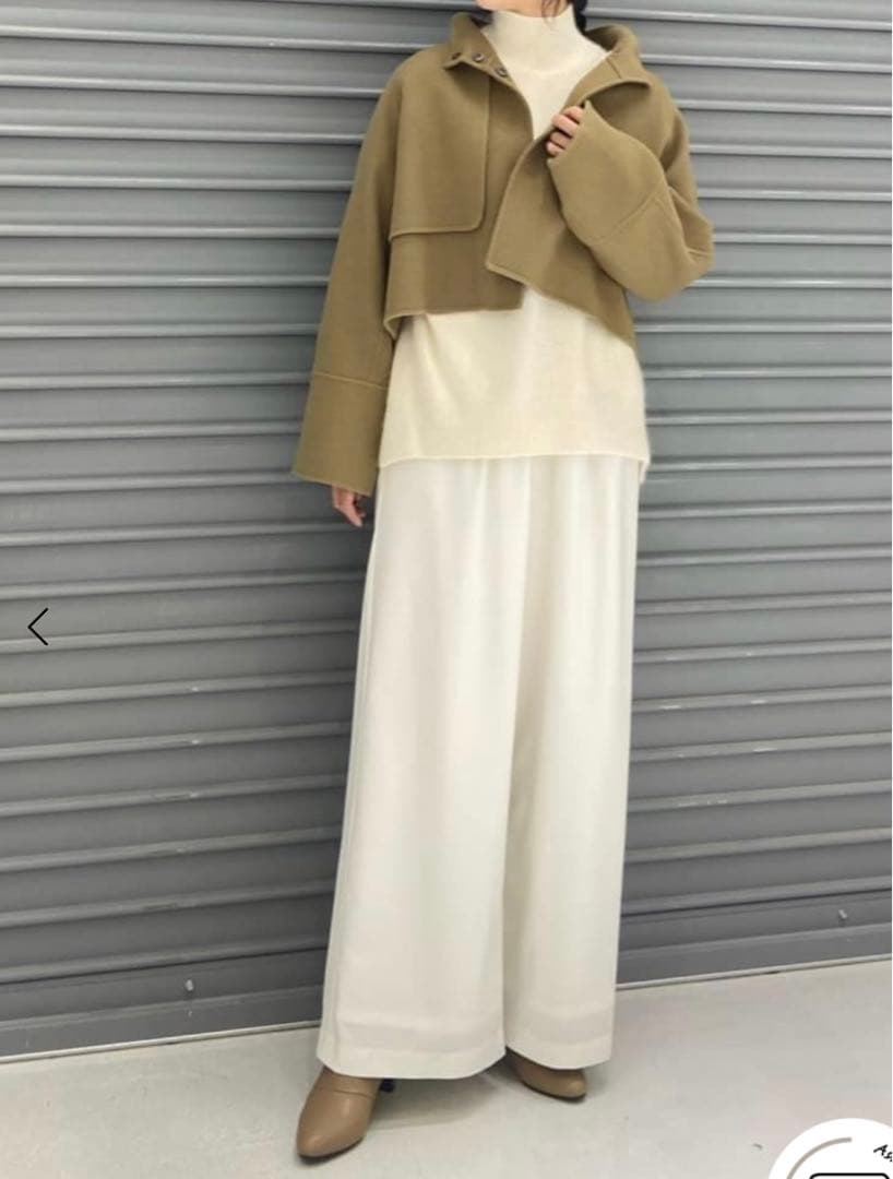 ヤマダヤ　Aga アーガ　ダブルメルトン3wayコート　ウール90