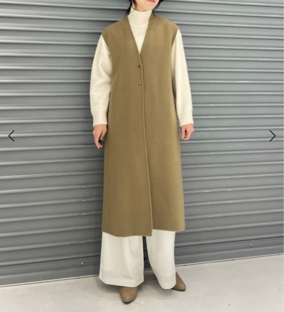 ヤマダヤ　Aga アーガ　ダブルメルトン3wayコート　ウール90