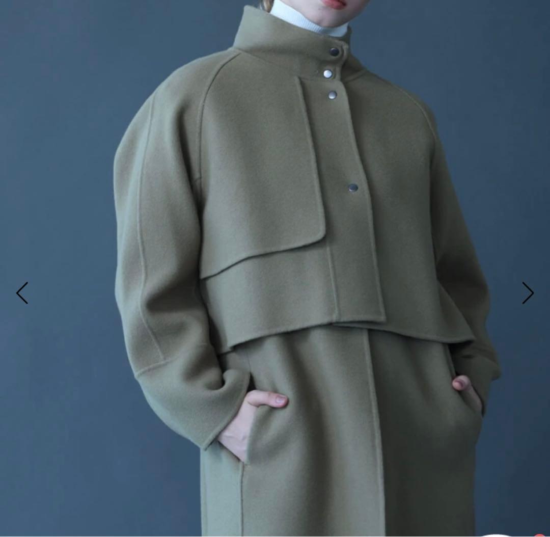 ヤマダヤ　Aga アーガ　ダブルメルトン3wayコート　ウール90