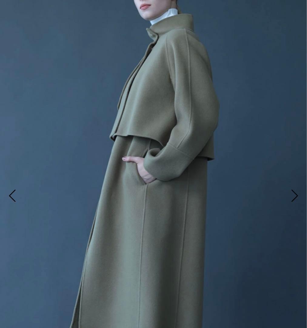 ヤマダヤ　Aga アーガ　ダブルメルトン3wayコート　ウール90