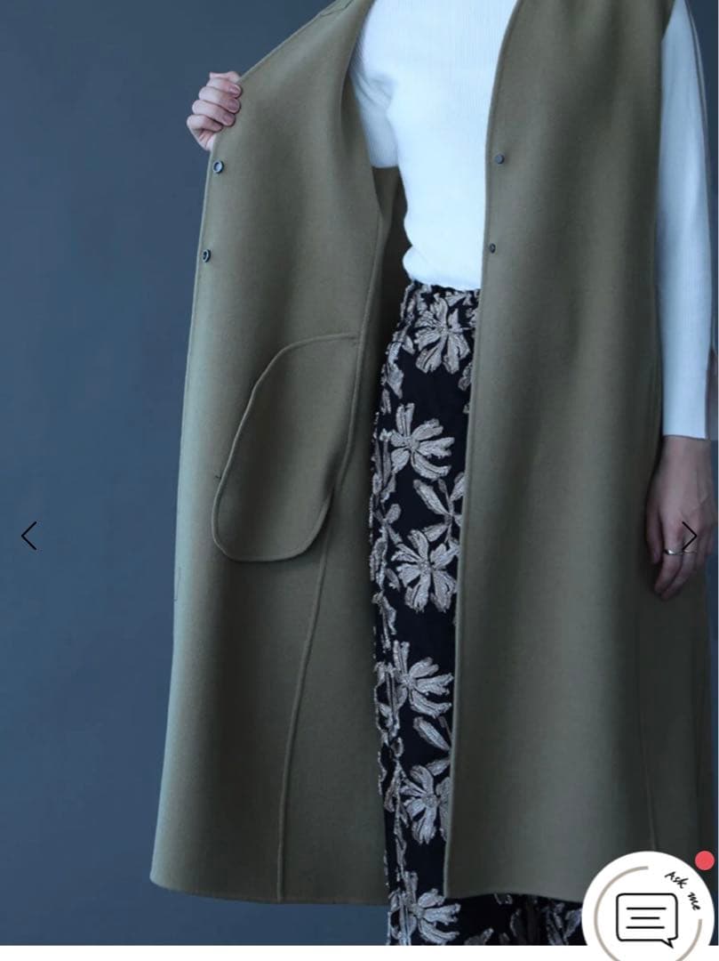 ヤマダヤ　Aga アーガ　ダブルメルトン3wayコート　ウール90