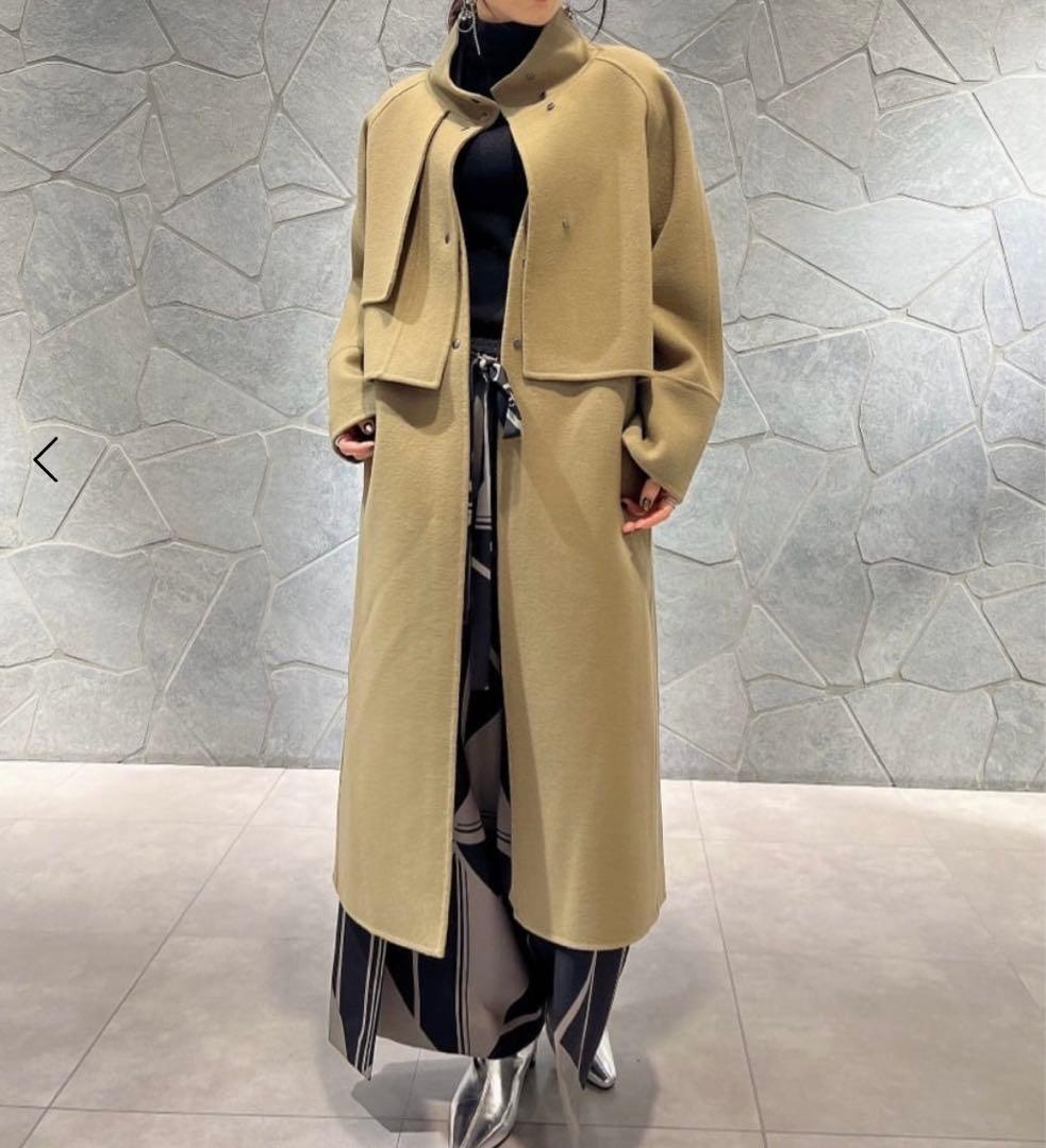 ヤマダヤ　Aga アーガ　ダブルメルトン3wayコート　ウール90