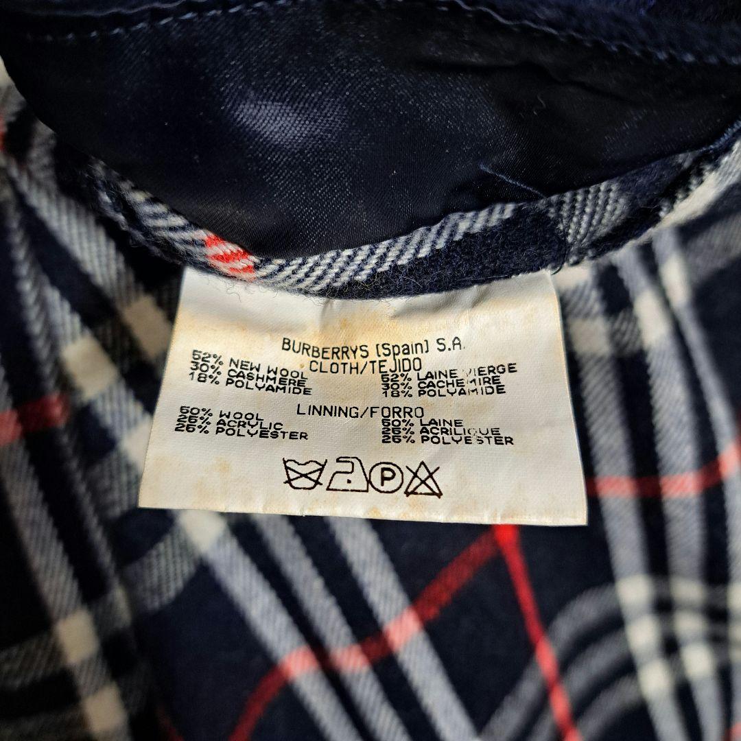 BURBERRY　バーバリー　カシミヤ混　コート　クルミボタン